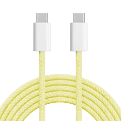 Kabel USB typu C - USB typu C 60 W 1,5 m żółty Kruger&Matz Basic