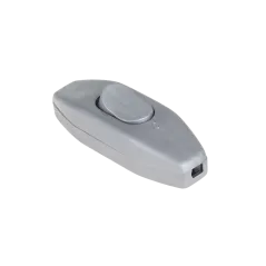Złącze przełącznik przelotowy srebrny 2,5A/250V