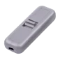 Złącze przełącznik przelotowy srebrny 2A/250V