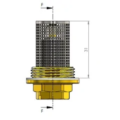 Wkład magnetyczny 1/2" do filtra skośnego