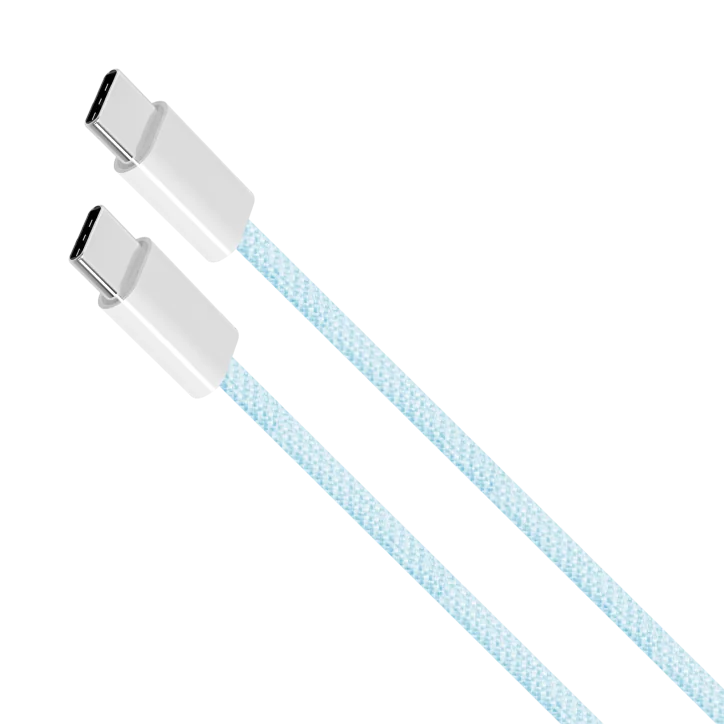 Kabel USB typu C - USB typu C 100 W 1 m niebieski Kruger&Matz Basic