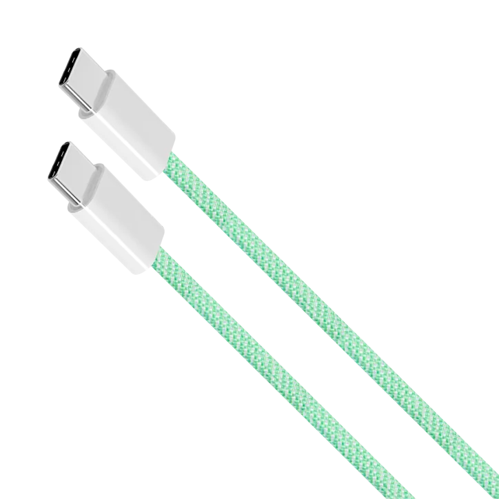 Kabel USB typu C - USB typu C 100 W 1 m zielony Kruger&Matz Basic