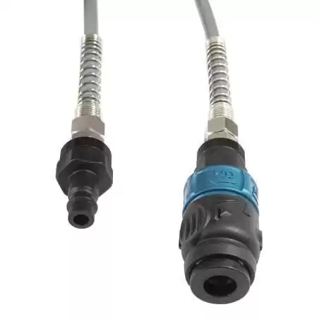 Wąż spiralny przewód PU - poliuretan 12x8mm 10m bezpieczne szybkozłącze