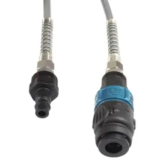 Wąż spiralny przewód PU - poliuretan 12x8mm 15m bezpieczne szybkozłącze