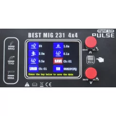 Półautomat spawalniczy 3w1 BEST MIG 231 4x4 MIG/MAG / PULS / PODWÓJNY PULS / MMA Welder Fantasy 230V