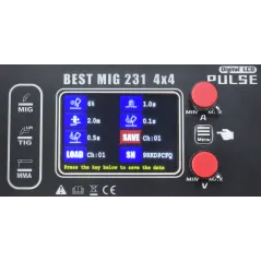 Półautomat spawalniczy 3w1 BEST MIG 231 4x4 MIG/MAG / PULS / PODWÓJNY PULS / MMA Welder Fantasy 230V