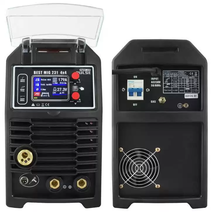 Półautomat spawalniczy 3w1 BEST MIG 231 4x4 MIG/MAG / PULS / PODWÓJNY PULS / MMA Welder Fantasy 230V Półautomat spawalniczy 3w1 BEST MIG 231 4x4 MIG/MAG / PULS / PODWÓJNY PULS / MMA Welder Fantasy 230V