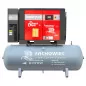 Sprężarka śrubowa Profi Kompressoren ARROW 7.5kW/500L zestaw na zbiorniku poziomym z osuszaczem chłodniczym 3 stopnie, filtrami 
