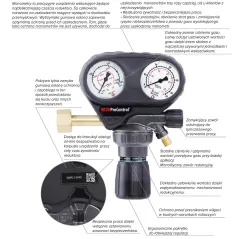 GCE PROCONTROL REDUKTOR AR/CO2 2 X ZEGAR