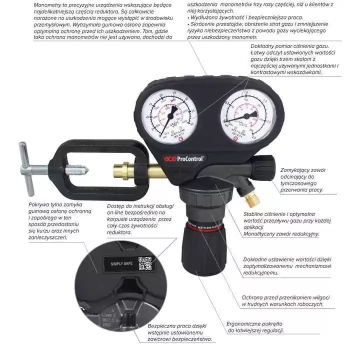 GCE PROCONTROL REDUKTOR ACETYLEN GCE PROCONTROL REDUKTOR ACETYLEN