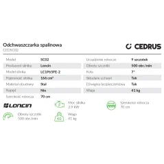 Odchwaszczarka spalinowa do czyszczenia kostki brukowej