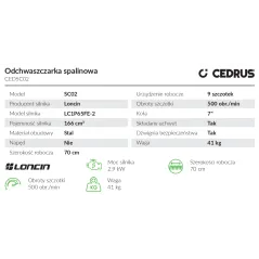 Odchwaszczarka spalinowa do czyszczenia kostki brukowej