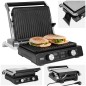 Grill elektryczny TEESA , panini grill , opiekacz, 3 pozycje , wyjmowane wkłady, 2000W Grill elektryczny TEESA , panini grill , opiekacz, 3 pozycje , wyjmowane wkłady, 2000W