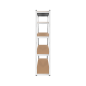 Regał metalowy magazynowy 180x90x40 srebrny Rebel