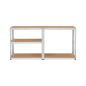 Regał metalowy magazynowy 180x90x40 srebrny Rebel