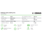 Glebogryzarka elektryczna Cedrus CEDRUSGE36 do ogrodu