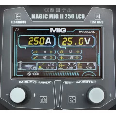 Półautomat spawalniczy inwerterowy MAGIC2 250A 4X4 LCD Welder Fantasy 400V