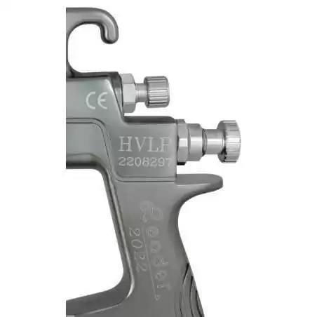 Pistolet lakierniczy LEADER K411 HVLP 1.2mm zbiornik 600ml model 2022