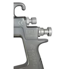 Pistolet lakierniczy LEADER K411 LVLP 1.8mm zbiornik 600ml model 2022