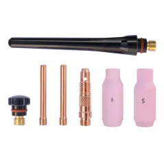 Uchwyt spawalniczy TIG17V TWINMIG2 TIG 4M z zaworem gazu w rękojeści.