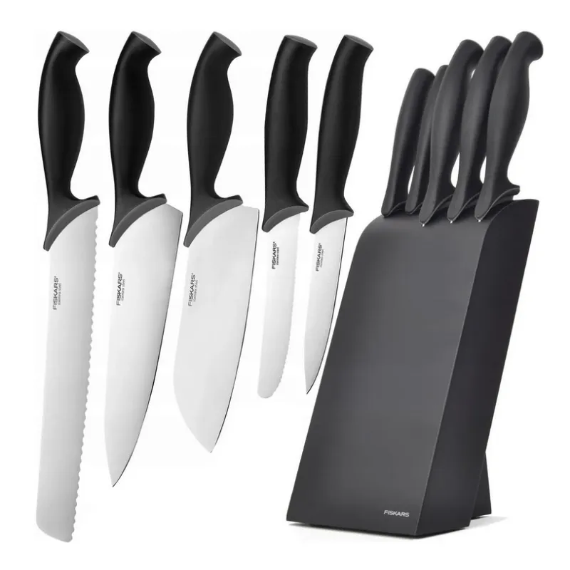 Zestaw 5 noży w bloku Control czarny Zestaw 5 noży w bloku Control czarny