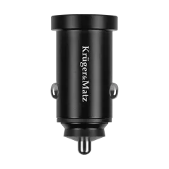 Ładowarka samochodowa 38W Kruger&Matz z funkcjami Power Dedlivery oraz Quick Charge