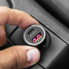 Ładowarka samochodowa 38W Kruger&Matz z funkcjami Power Dedlivery oraz Quick Charge