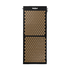 Mata zdrowotna ECO z kolcami do akupresury z poduszką, 110x42cm, XL, szare kolce, Rebel Active