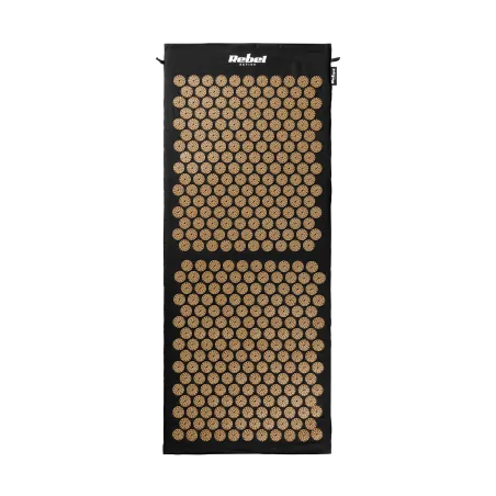 Mata zdrowotna ECO z kolcami do akupresury z poduszką, 110x42cm, XL, szare kolce, Rebel Active