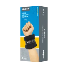 Wzmocnij trening z Obciążnikami na kostki i nadgarstki 2x4kg, REBEL ACTIVE. Idealne do ćwiczeń i codziennego użytku. Kup już ter