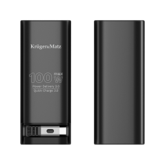 PowerBank Kruger&Matz 20000 mAh Li-ion 100W z funkcją QC oraz PD
