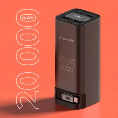 PowerBank Kruger&amp;Matz 20000mAh 100W QC/PD – solidny wybór | instalpv.pl