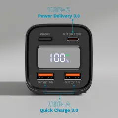 PowerBank Kruger&amp;Matz 20000mAh 100W QC/PD – solidny wybór | instalpv.pl