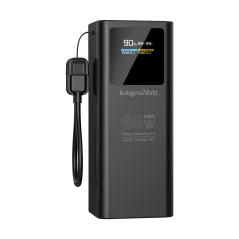 PowerBank Kruger&amp;Matz 20000 mAh 65W QC PD – trwałość i moc | instalpv.pl