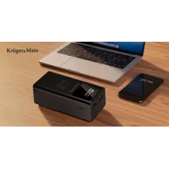 PowerBank Kruger&amp;Matz 20000 mAh 65W QC PD – trwałość i moc | instalpv.pl