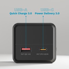 PowerBank Kruger&Matz 20000 mAh Li-ion 65W z funkcją QC oraz PD