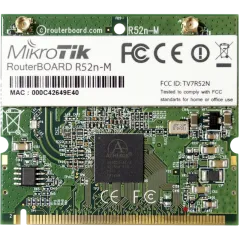 Router Board/Karta Wi-Fi R52Nm dual band mini PCI, 802.11a/b/g/n, 23dBm, MMCX