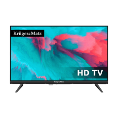 Telewizor Kruger&Matz 24" HD DVB-T2 H.265 HEVC 230/12V