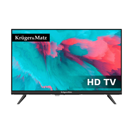 Telewizor Kruger&Matz 24" HD DVB-T2 H.265 HEVC 230/12V