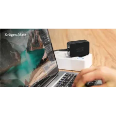 Zasilacz uniwersalny Kruger&Matz 65W z funkcją Power Delivery 7 końcówek