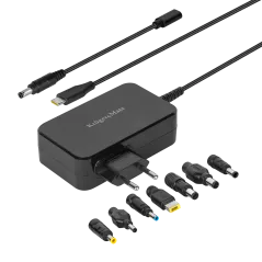 Zasilacz uniwersalny Kruger&Matz 90W z funkcją Power Delivery 7 końcówek