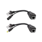 Adaptor PoE- zasilanie przez LAN dla AP, ROUTER czarny E4653 Adaptor PoE- zasilanie przez LAN dla AP, ROUTER czarny E4653