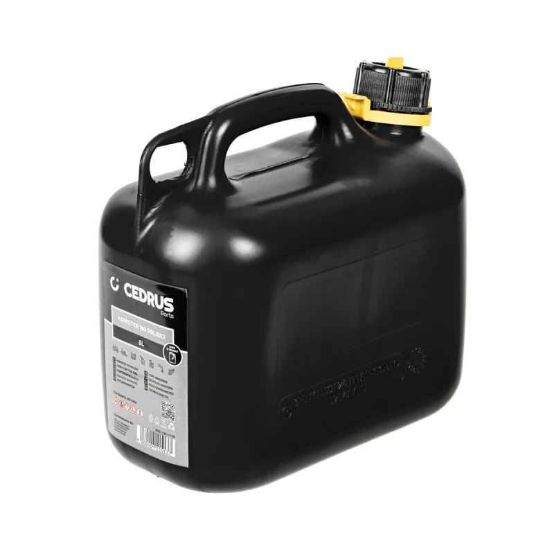 Kanister jednokomorowy 6l czarny Kanister jednokomorowy 6l czarny