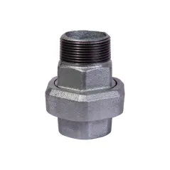 Flat Seal Union GW-GZ 2 1/2" Galvanized Duro with Gasket