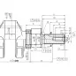 Silnik Rato R210 wał poziomy 20 mm / 61 mm