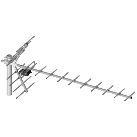 Antena TV kierunkowa 21-60 "Yaga" 19-elementów sym. kątowy
