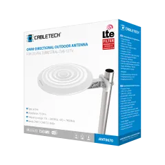 Antena zewnętrzna dookólna do cyfrowej telewizji naziemnej DVB-T2 Cabletech