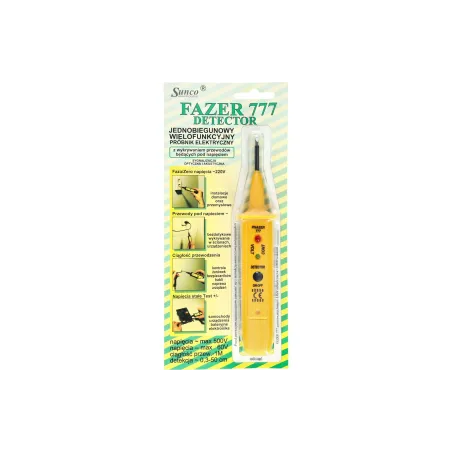 Próbnik elektryczny Fazer 777 Detector, 500 V