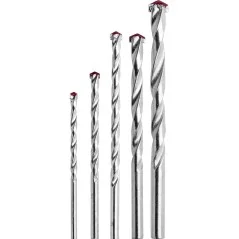 Zestaw wierteł do betonu 4.0-10.0 mm, 5 szt.
