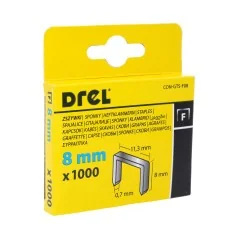 Zszywka 8 mm, typ F, 1000 szt.